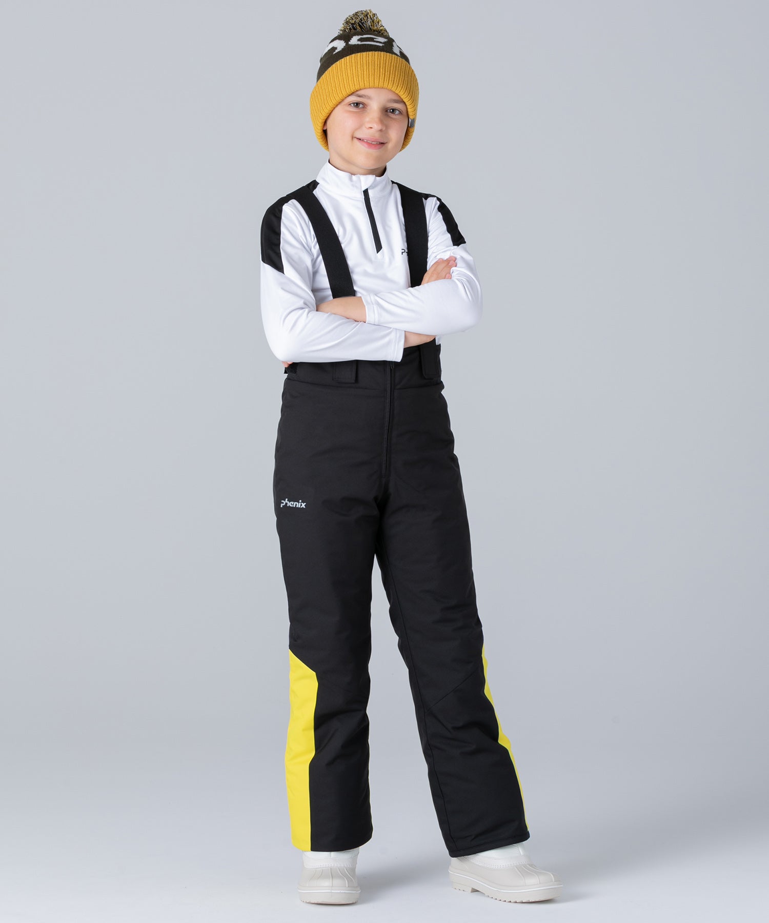 【KIDS/JUNIOR】Sweden Junior Two-piece スウェーデンジュニアツーピース / SWEDEN / 最大20cmサイズ調整可能 /phenixスキーウェア 25AW