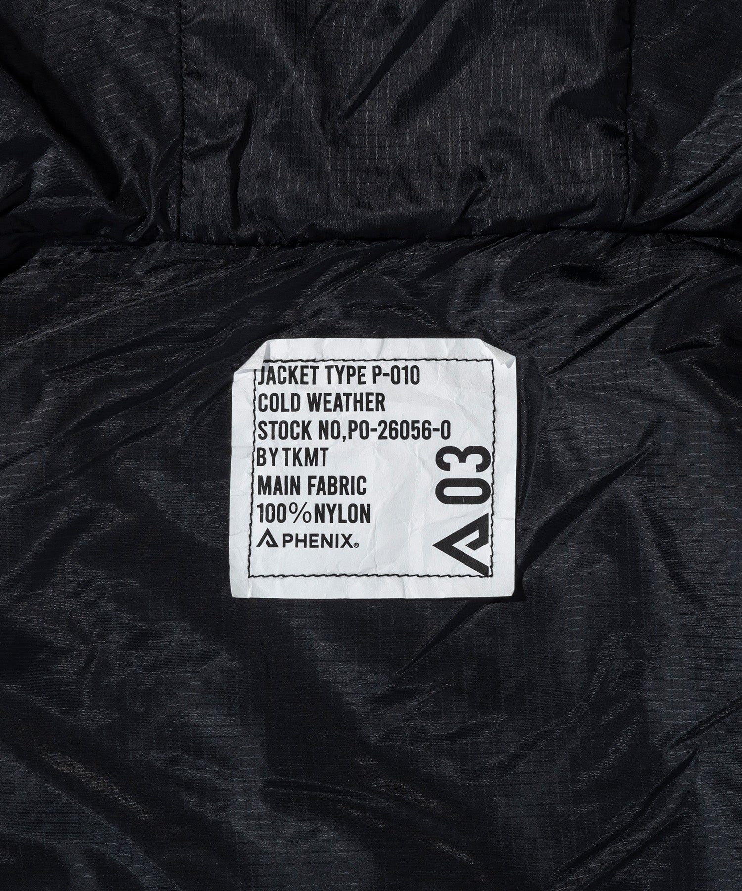 TKMT - JACKET, TYPE P-010 / QUILTED TECH MOUNTAIN PARKA　-　1月中旬お届け