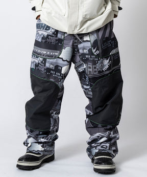 【11月中旬お届け予約商品】【MENS】PIPING LINE SNOW PANTS  パイピングラインスノーパンツ /inhabitant(インハビタント)
