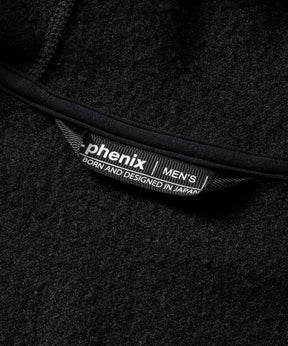 【MENS】MELANGE FLEECE ZIP UP HOODY メランジ フリース ジップアップ フーディー +phenix(プラスフェニックス)