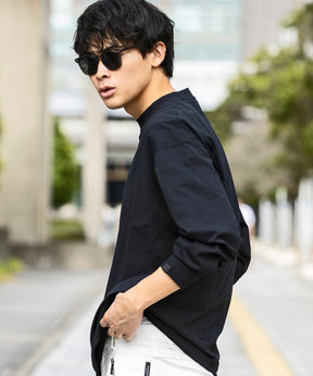 【7月上旬お届け予約商品】【MENS】DRY DRAW CORD LONG SLEEVE T-SHIRTS ドライドローコードロングスリーブTシャツ / 吸水速乾 / UPF50＋/ +phenix(プラスフェニックス)
