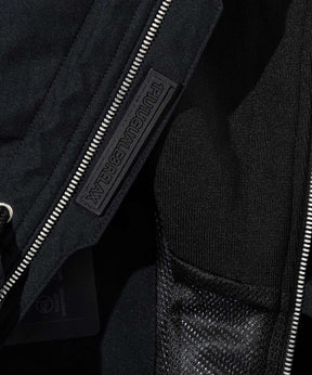 PLUS COLLABO. LUXURIOUS ZIP BIKER HOODIE プラス コラボ ラグジュアリー ジップ バイカー フーディー WINDSTOPPER プロダクト by GORE-TEX LABS /ウィンドストッパー/ゴアテックス