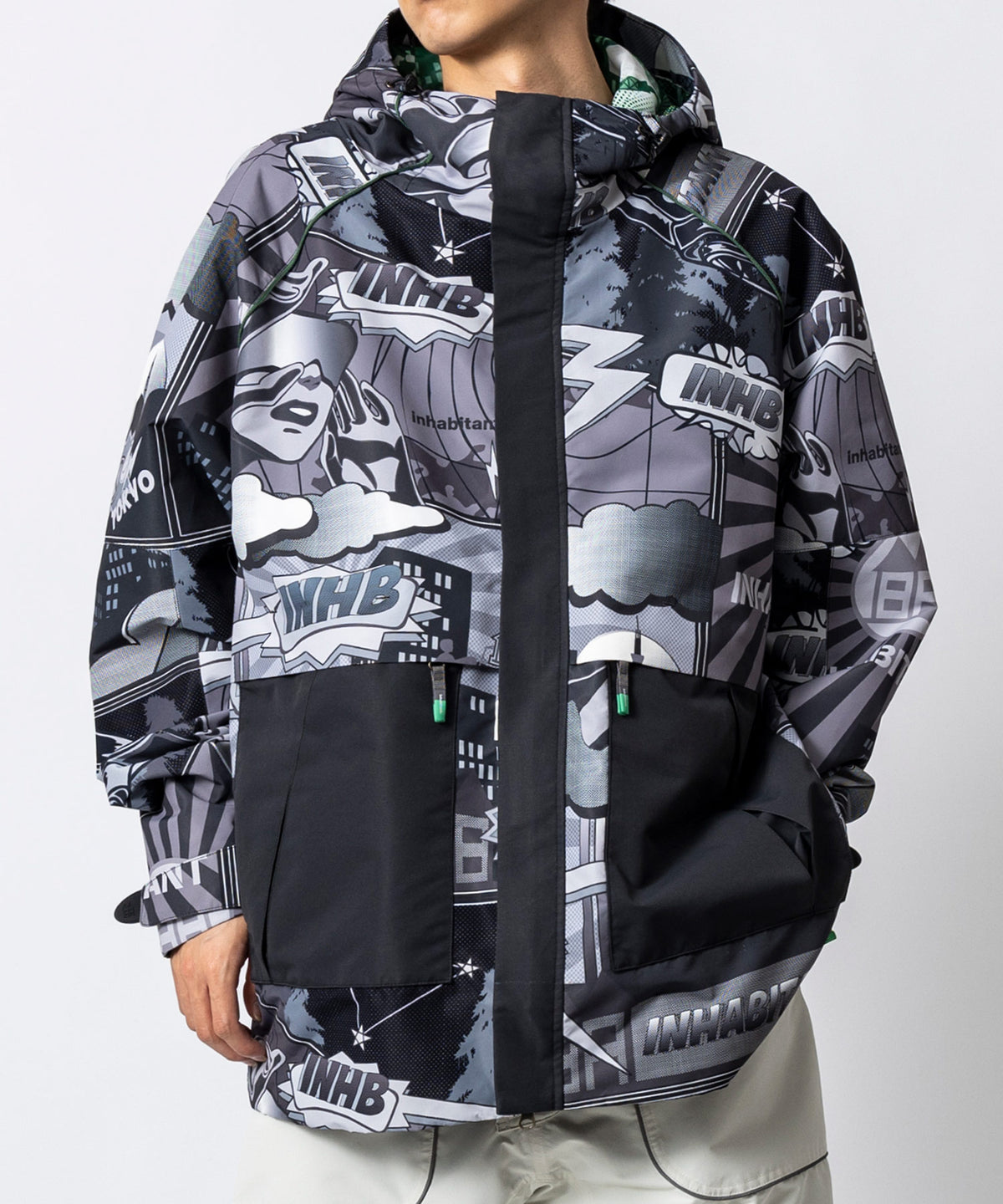 【11月中旬お届け予約商品】【MENS】FULL ZIP SNOW JACKET フルジップスノージャケット /inhabitant(インハビタント)