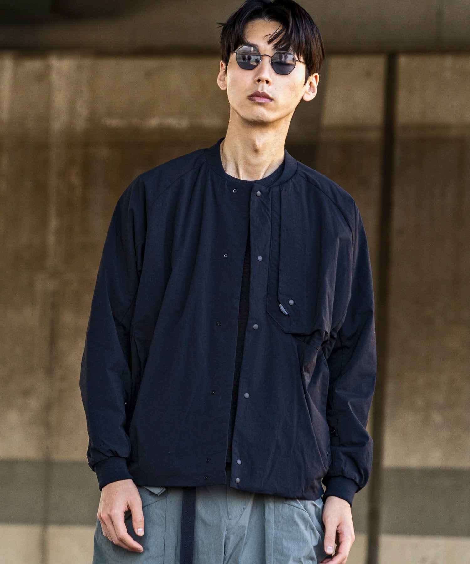 【MENS】クランクジャンパー・アウター 中綿ジャケット Crank jumper III / karu-stretch taffetaII / アルクフェニックス