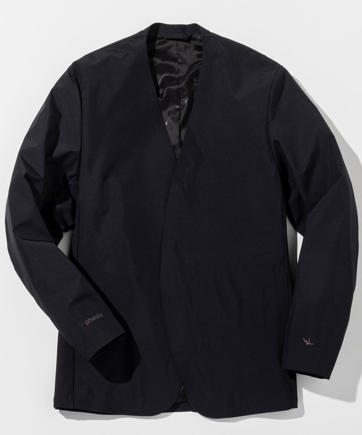 【MENS】GTX NO COLLAR JACKET ノーカラージャケット / WINDSTOPPER(R) プロダクト by GORE-TEX LABS /ウィンドストッパー/ゴアテックス/1PIU1UGUALE3 RELAX × +phenix(ウノピゥウノウグァーレトレ リラックス)