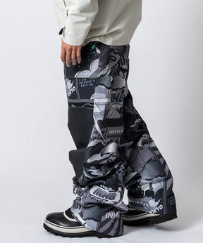 【11月中旬お届け予約商品】【MENS】PIPING LINE SNOW PANTS  パイピングラインスノーパンツ /inhabitant(インハビタント)