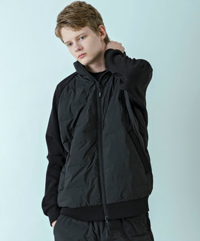 【MENS】HYBRID DOWN JACKET  ハイブリッドダウンジャケット / +phenix(プラスフェニックス)