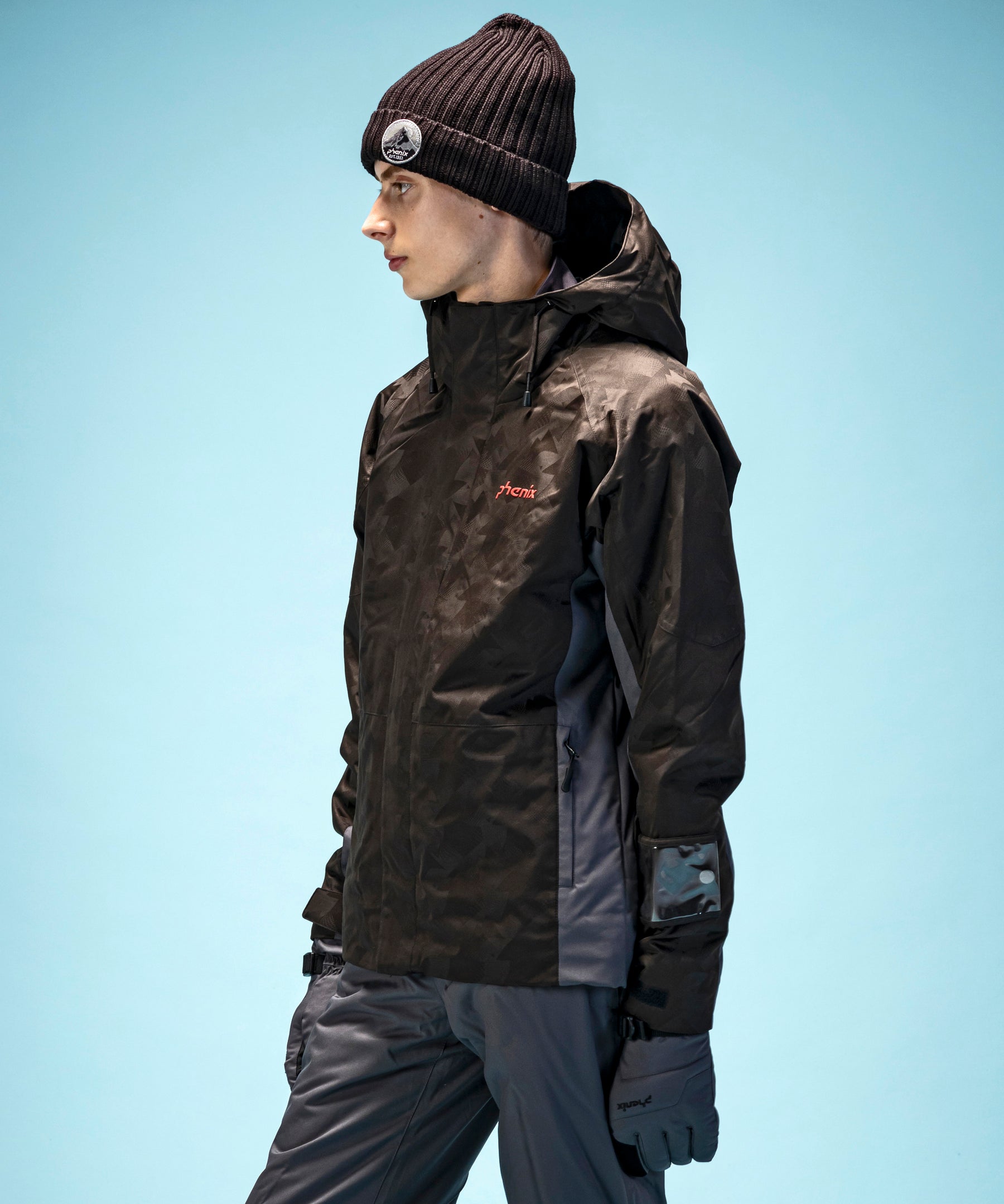 【MENS】Phenix Camo Jaquard Two-piece スキーウェア アウター ジャケットとパンツの上下セット ツーピース / JAPAN /phenixスキーウェア23AW新作