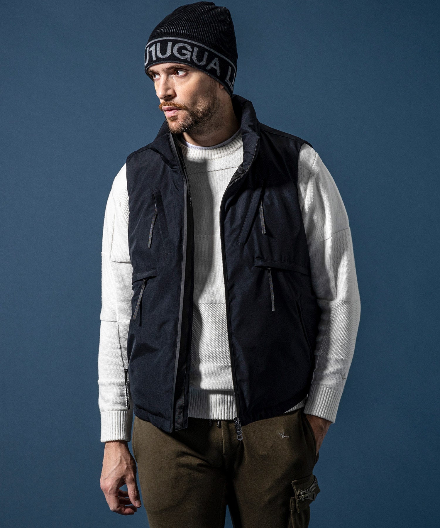 【MENS】GTX DOWN VEST ダウンベスト / WINDSTOPPER(R) プロダクト by GORE-TEX LABS /ウィンドストッパー/ゴアテックス/1PIU1UGUALE3 RELAX × +phenix(ウノピゥウノウグァーレトレ リラックス)
