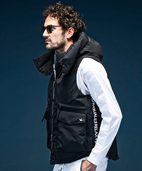 【10月中旬お届け】【MENS】GTX DOWN VEST ダウンベスト / WINDSTOPPER(R) プロダクト by GORE-TEX LABS /ウィンドストッパー/ゴアテックス/1PIU1UGUALE3 RELAX × +phenix(ウノピゥウノウグァーレトレ リラックス)