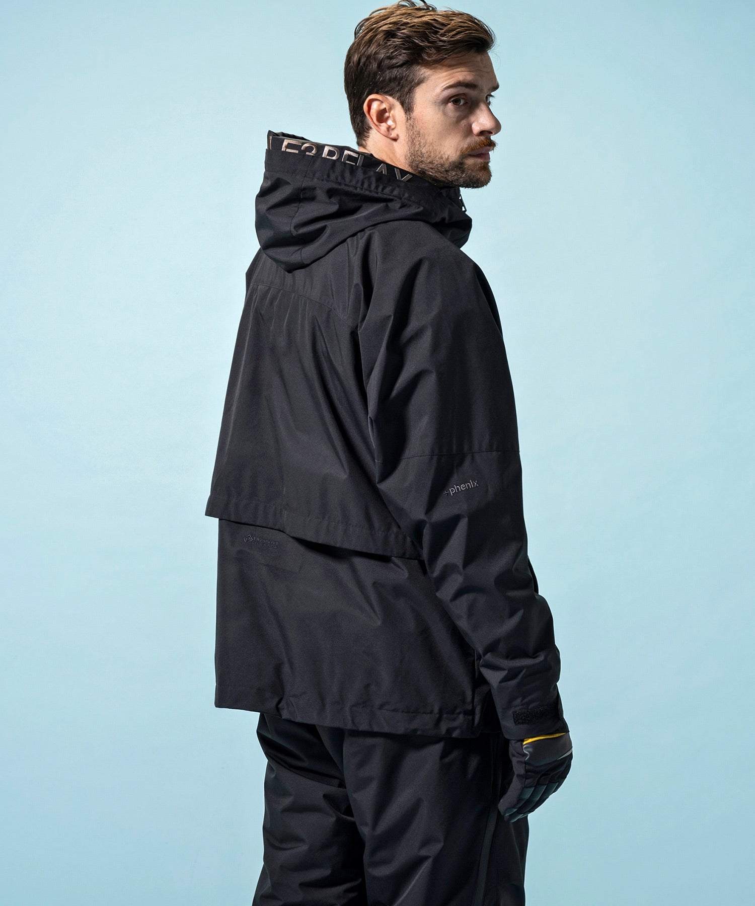 【MENS】GTX HOODED LAYER SNOW JACKET フーデッドレイヤースノージャケット / WINDSTOPPER(R) プロダクト by GORE-TEX LABS /ウィンドストッパー/ゴアテックス/1PIU1UGUALE3 RELAX × +phenix(ウノピゥウノウグァーレトレ リラックス)