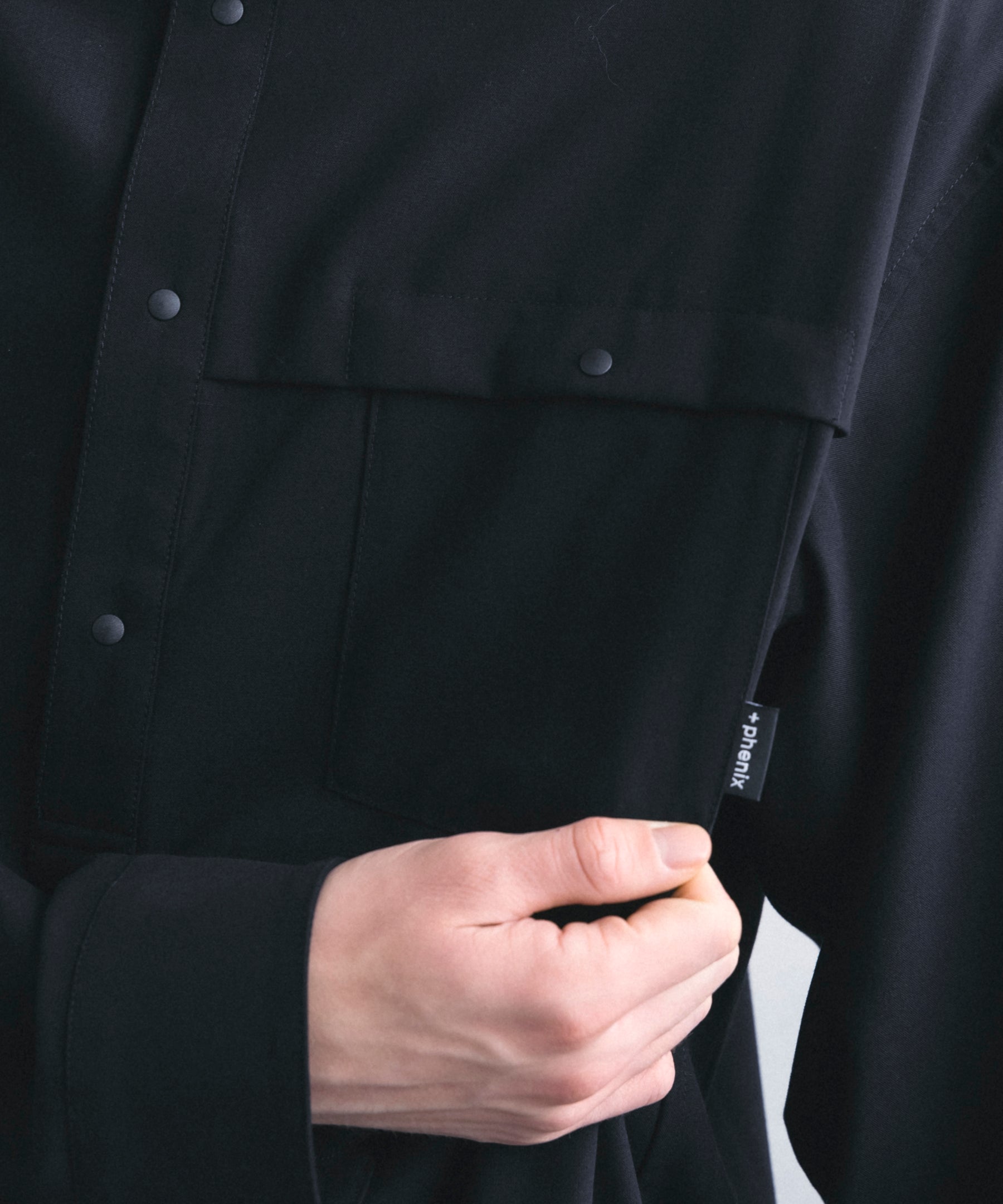 【1月中旬お届け予約商品】PULLOVER BAND COLLAR SHIRT プルオーバーバンドカラーシャツ