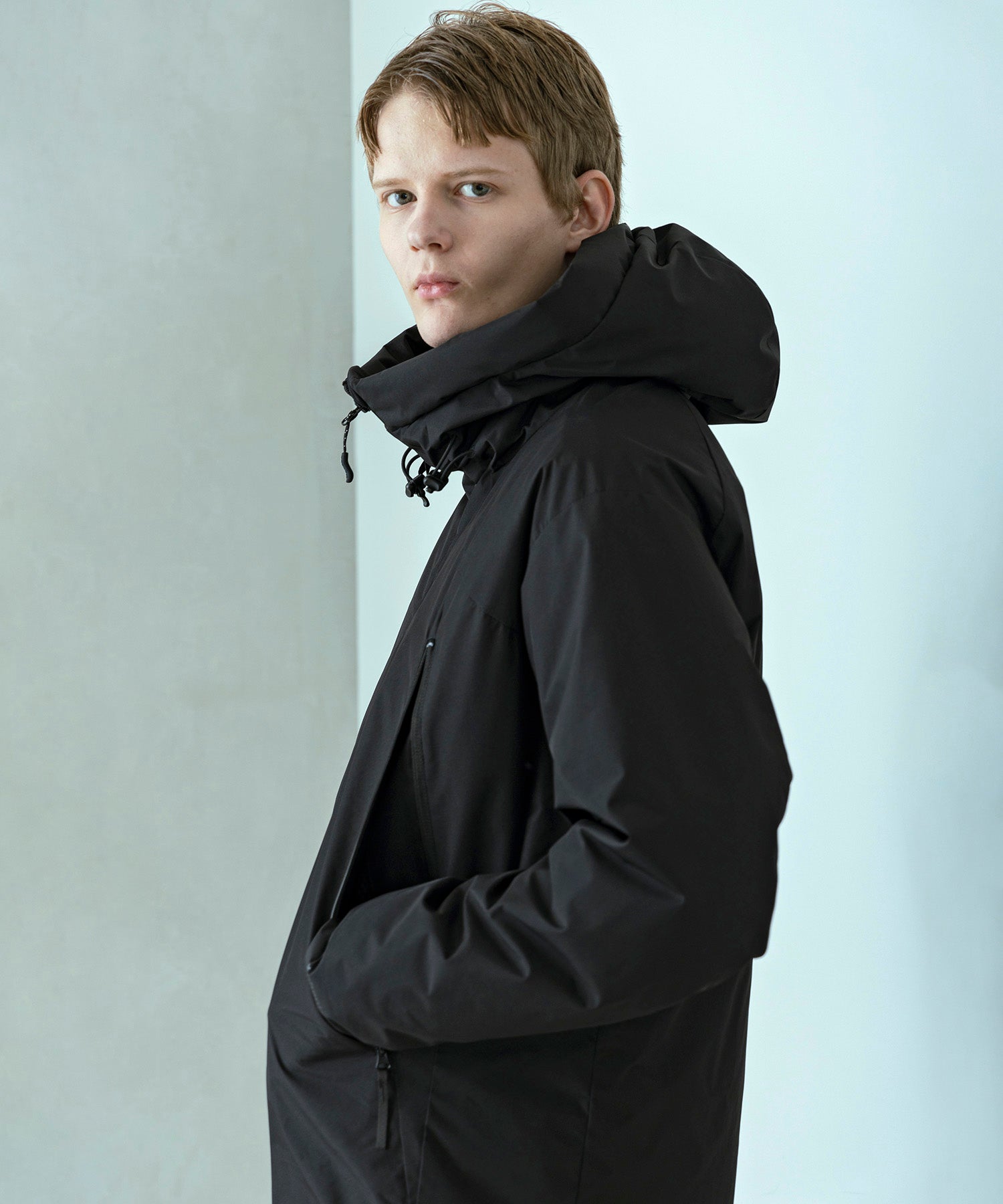 【MENS】DOWN JACKET  ダウンジャケット ウィンドストッパー / WINDSTOPPER(R) プロダクト by GORE TEX LABS / +phenix(プラスフェニックス)