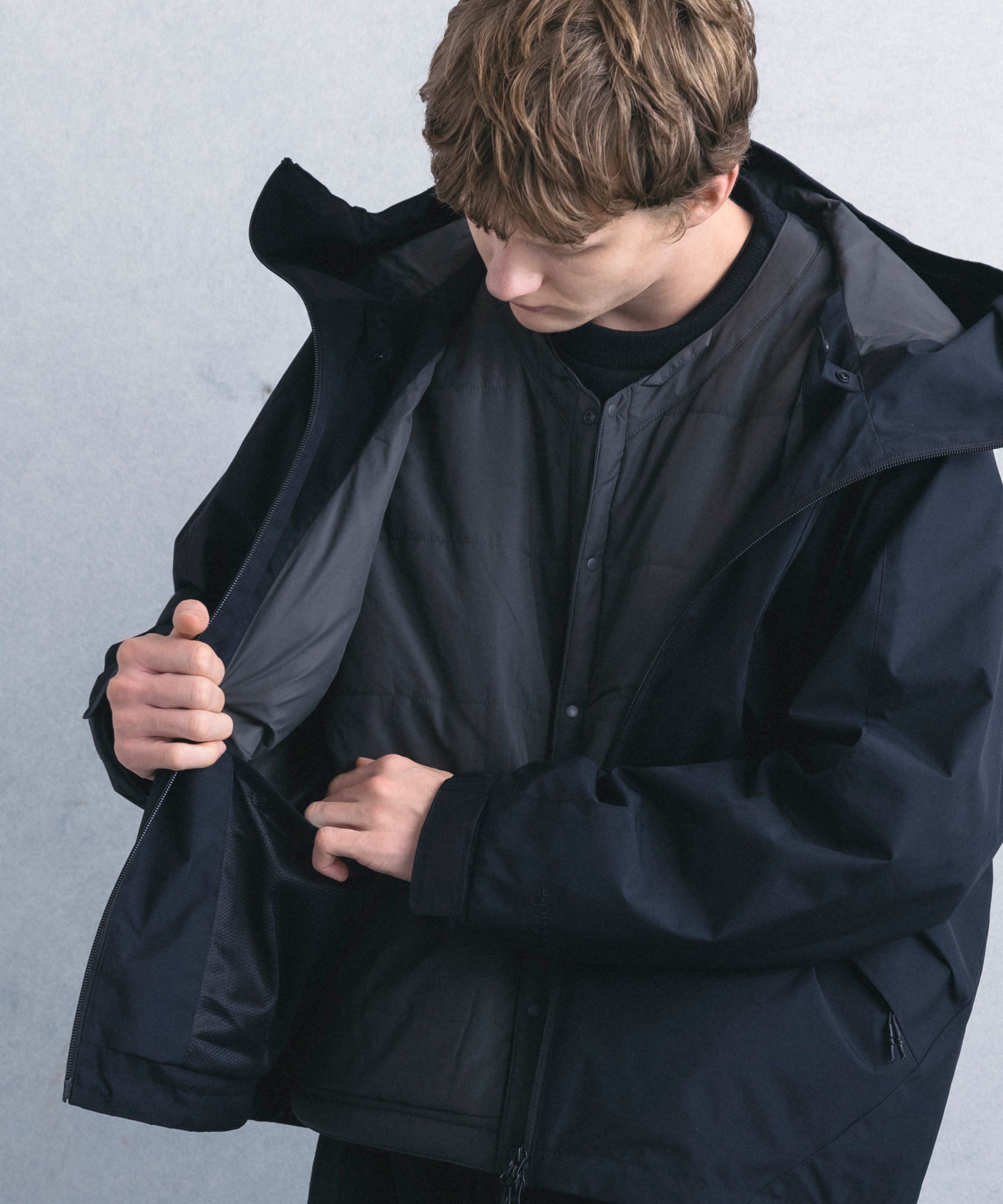 【1月中旬お届け予約商品】3-IN-1 HOODED JACKET 3 in 1 フードジャケット by GORE TEX LABS ゴアテックス
