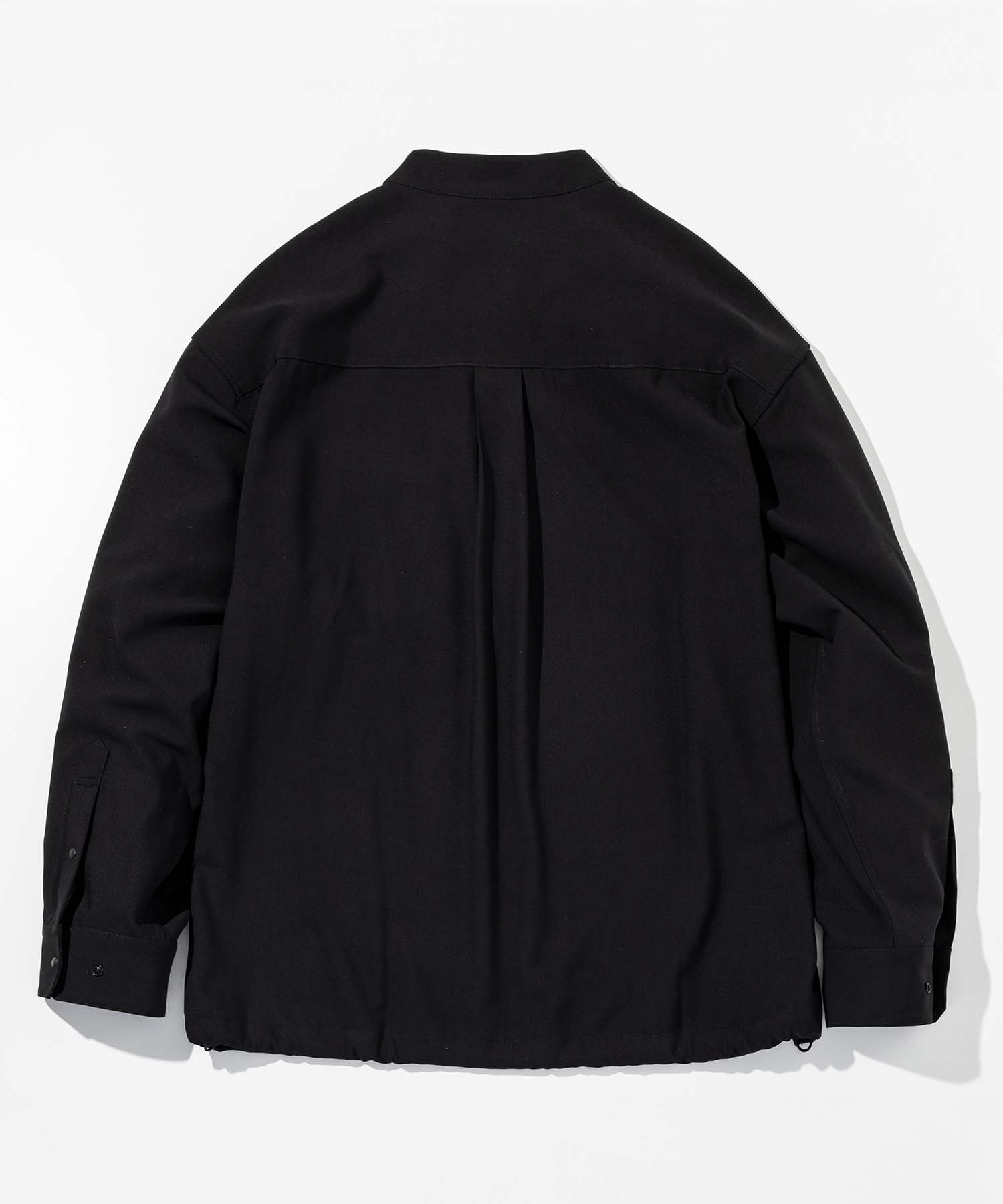 【1月中旬お届け予約商品】PULLOVER BAND COLLAR SHIRT プルオーバーバンドカラーシャツ