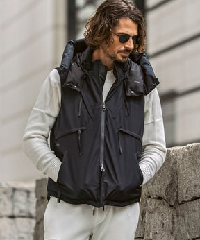 【MENS】GTX DOWN VEST ダウンベスト / WINDSTOPPER(R) プロダクト by GORE-TEX LABS /ウィンドストッパー/ゴアテックス/1PIU1UGUALE3 RELAX × +phenix(ウノピゥウノウグァーレトレ リラックス)
