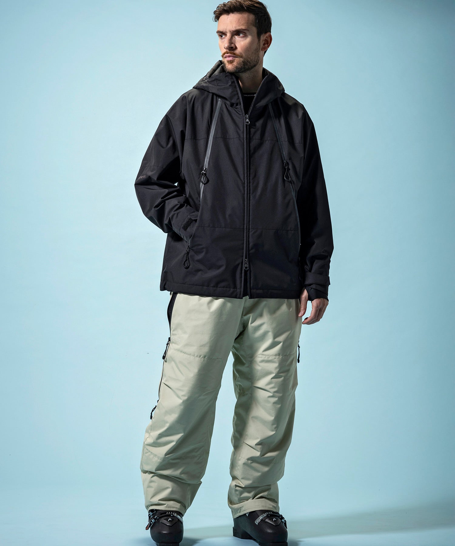 【MENS】GTX HOODED LAYER SNOW JACKET フーデッドレイヤースノージャケット / WINDSTOPPER(R) プロダクト by GORE-TEX LABS /ウィンドストッパー/ゴアテックス/1PIU1UGUALE3 RELAX × +phenix(ウノピゥウノウグァーレトレ リラックス)