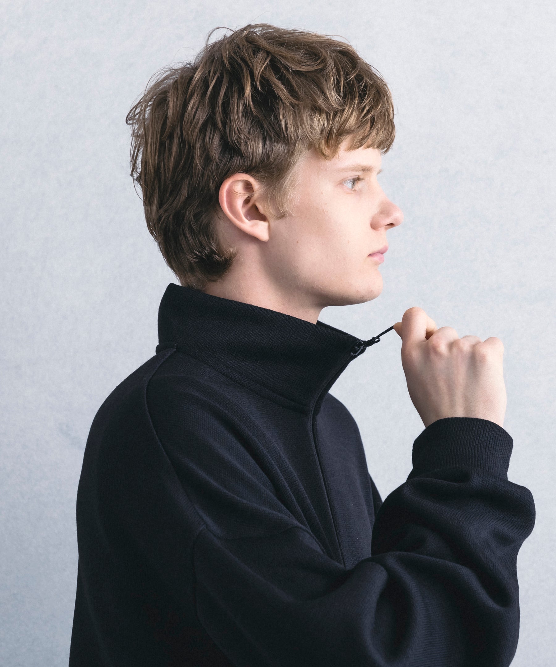 【1月中旬お届け予約商品】HALF ZIP FLEECE PULLOVER ハーフジップ フリース プルオーバー