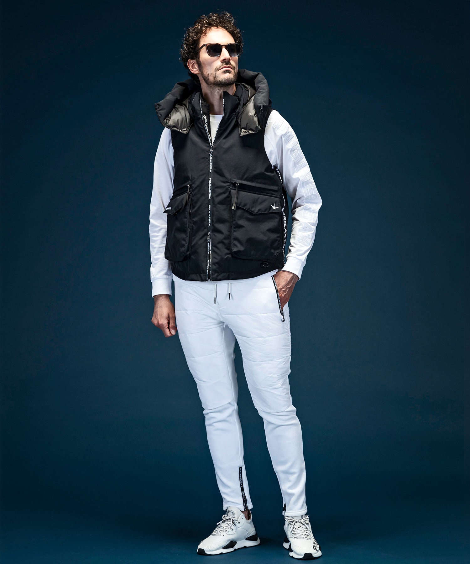 【10月中旬お届け】【MENS】GTX DOWN VEST ダウンベスト / WINDSTOPPER(R) プロダクト by GORE-TEX LABS /ウィンドストッパー/ゴアテックス/1PIU1UGUALE3 RELAX × +phenix(ウノピゥウノウグァーレトレ リラックス)