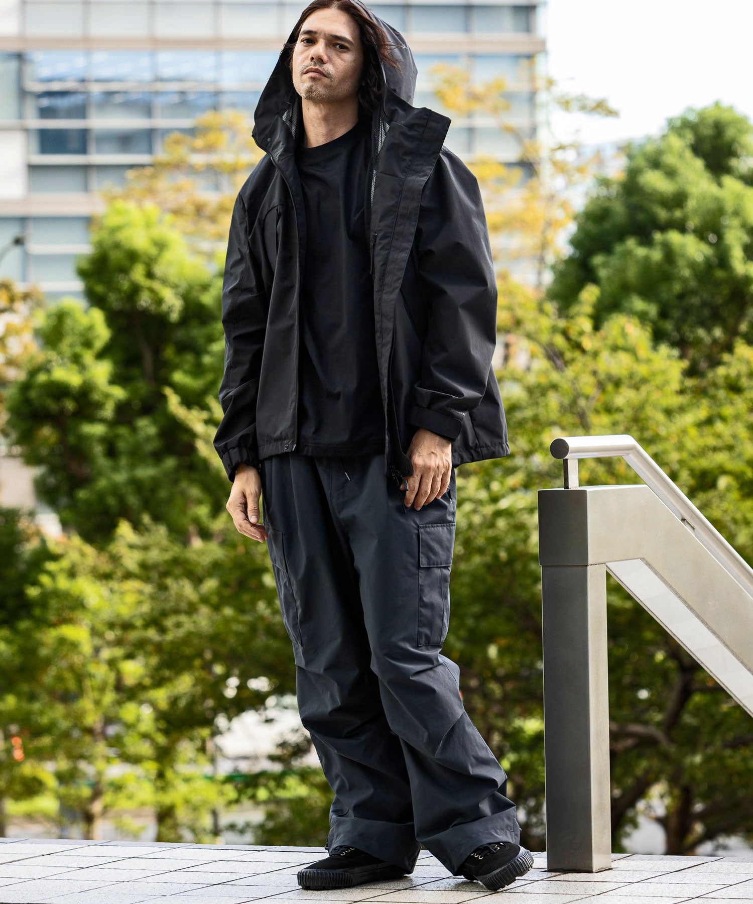 【MENS】FUSED FLAP JACKET フューズドフラップジャケット / WINDSTOPPER(R) プロダクト by GORE TEX LABS / +phenix(プラスフェニックス)