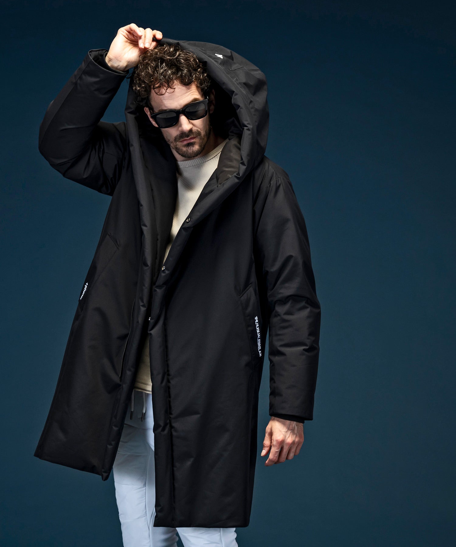 【MENS】GTX WRAP DOWN COAT ラップダウンコート / WINDSTOPPER(R) プロダクト by GORE-TEX LABS /ウィンドストッパー/ゴアテックス/1PIU1UGUALE3 RELAX × +phenix(ウノピゥウノウグァーレトレ リラックス)