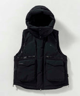 【MENS】フラップポケットダウンベスト WINDSTOPPER(R) プロダクト by GORE-TEX LABS /ウィンドストッパー/ゴアテックス/1PIU1UGUALE3 RELAX × +phenix(ウノピゥウノウグァーレトレ リラックス)