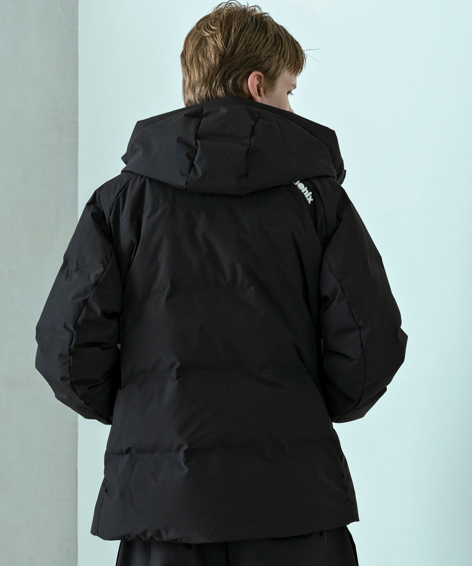 【MENS】FUSED QUILTING DOWN JACKET  フューズドキルティングダウンジャケット ウィンドストッパー / WINDSTOPPER(R) プロダクト by GORE TEX LABS / +phenix(プラスフェニックス)