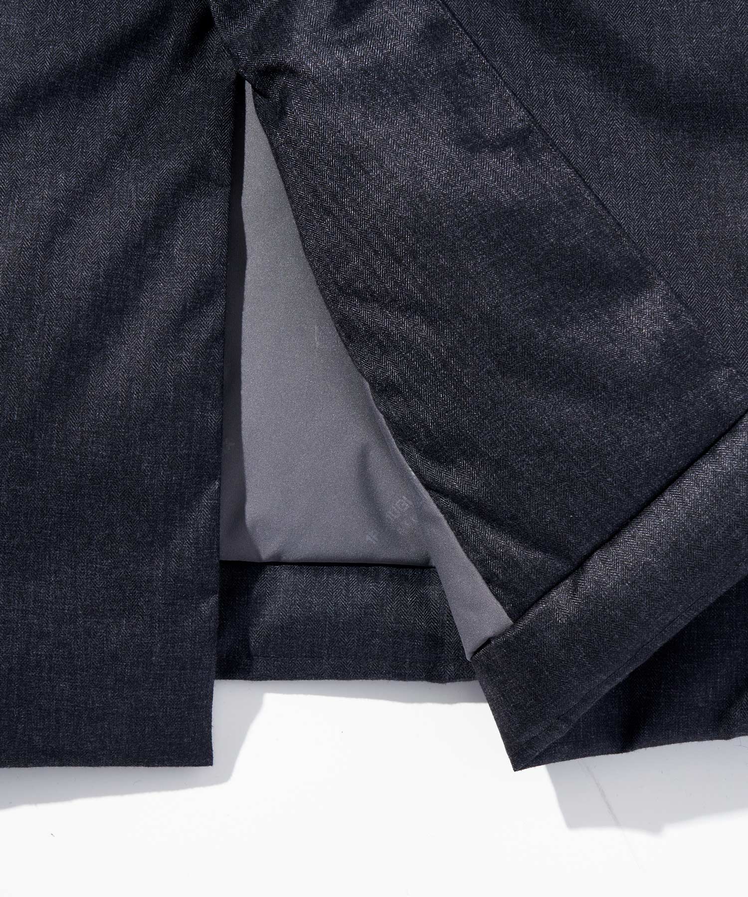 【10月中旬お届け予約商品】WOOL-LIKE LONG DOWN COAT ウールライク ロングダウンコート / WINDSTOPPER® PRODUCTS BY GORE-TEX LABS
