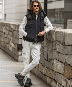 【MENS】GTX DOWN VEST ダウンベスト / WINDSTOPPER(R) プロダクト by GORE-TEX LABS /ウィンドストッパー/ゴアテックス/1PIU1UGUALE3 RELAX × +phenix(ウノピゥウノウグァーレトレ リラックス)