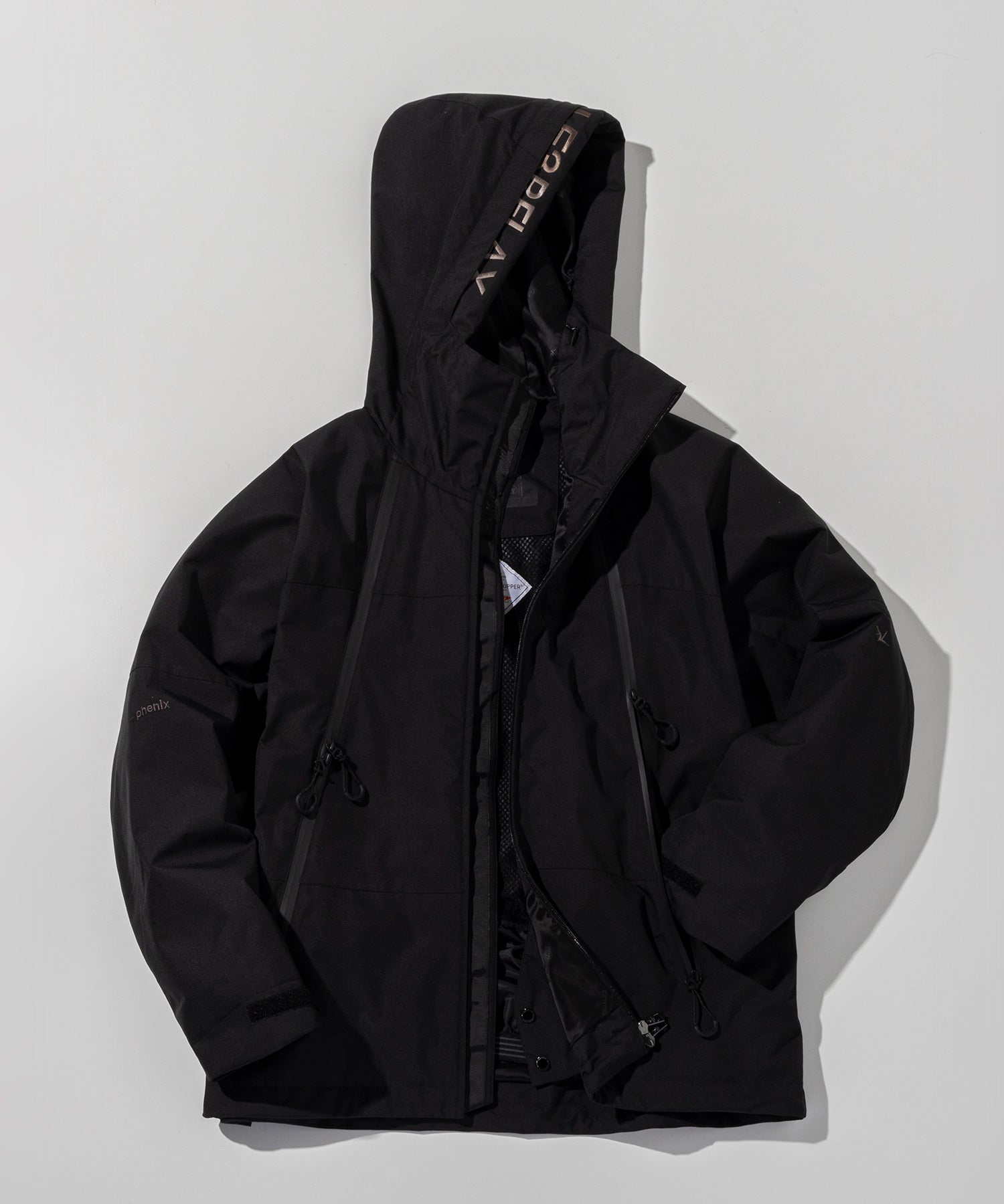 【MENS】GTX HOODED LAYER SNOW JACKET フーデッドレイヤースノージャケット / WINDSTOPPER(R) プロダクト by GORE-TEX LABS /ウィンドストッパー/ゴアテックス/1PIU1UGUALE3 RELAX × +phenix(ウノピゥウノウグァーレトレ リラックス)