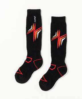 【KIDS/JUNIOR】Cross Motif Ski Socks / クロスモチーフスキーソックス / phenix スキーウェア 26AW
