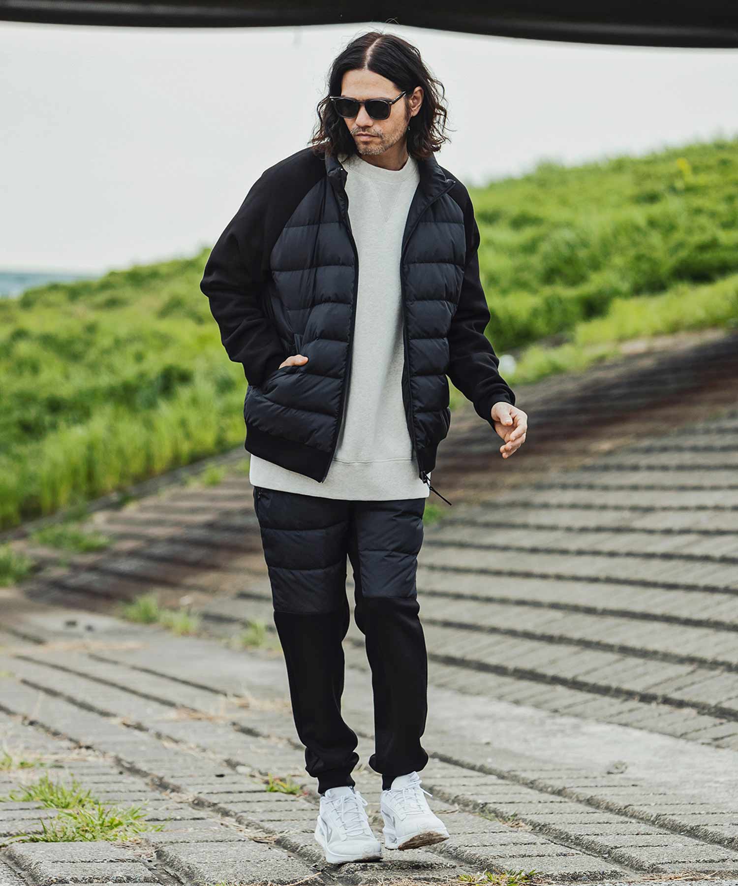 【MENS】HYBRID DOWN JACKET ハイブリッド ダウン ジャケット +phenix(プラスフェニックス)　