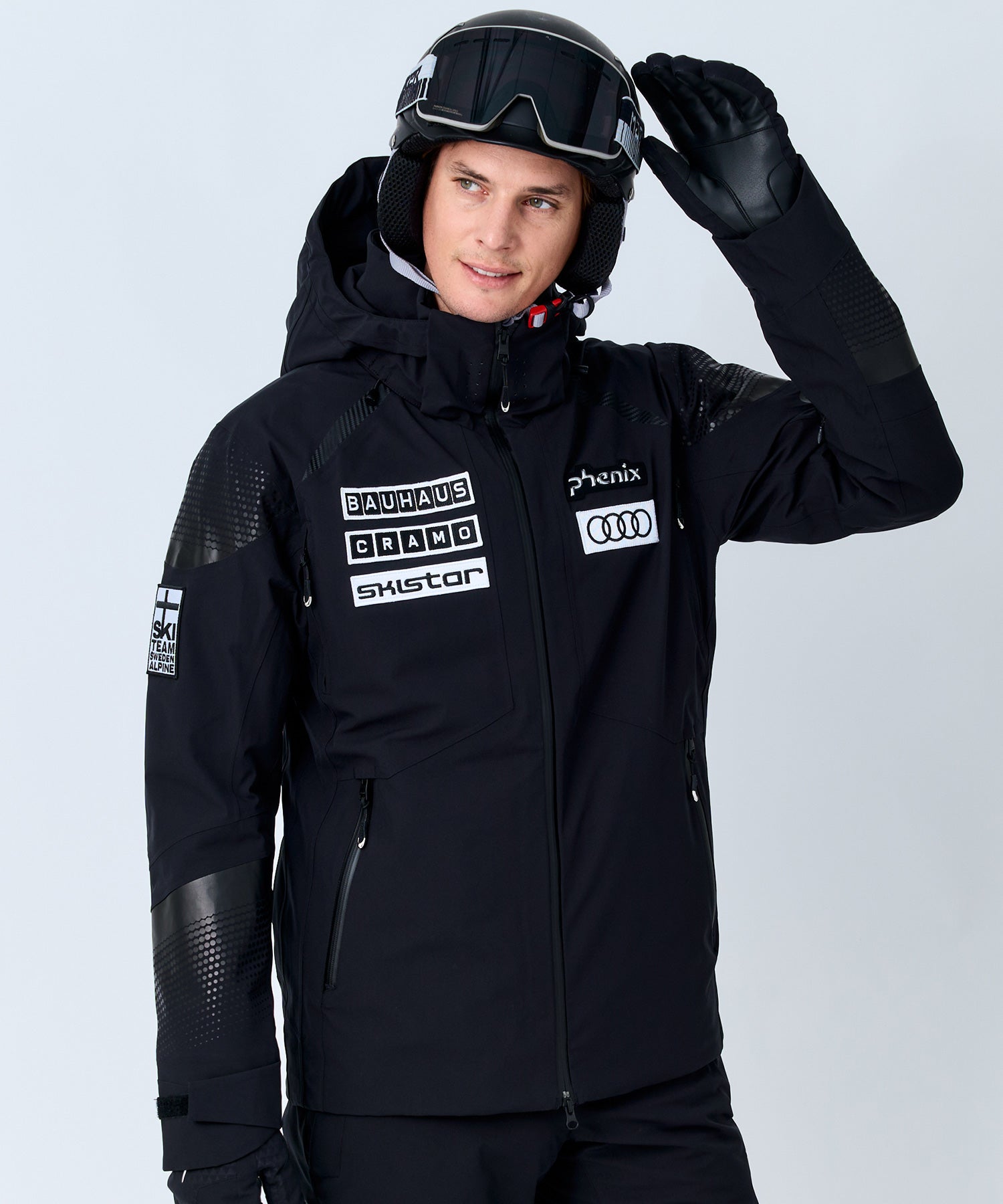 Sweden Monotone Logo Ski Jacket