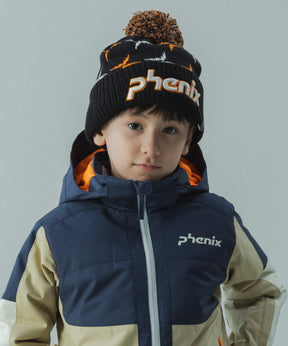 【KIDS/JUNIOR】Cross Pattern Knit Cap / クロスパターンニットキャップ / phenix スキーウェア 26AW
