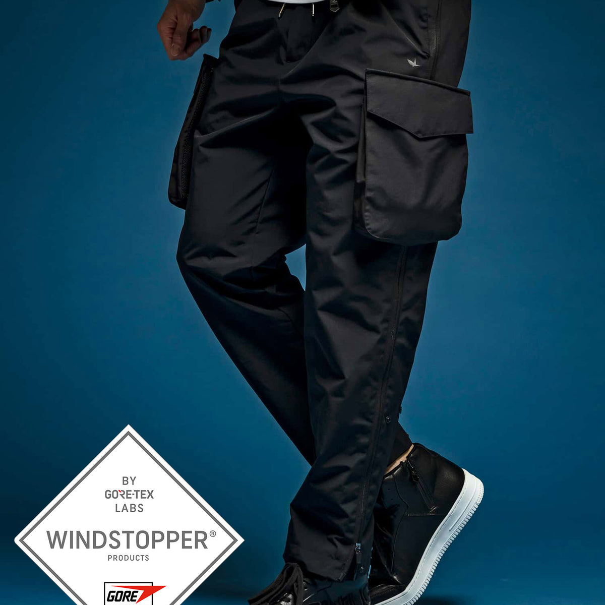 MENS】カスタムポケット3wayロングパンツ WINDSTOPPER(R