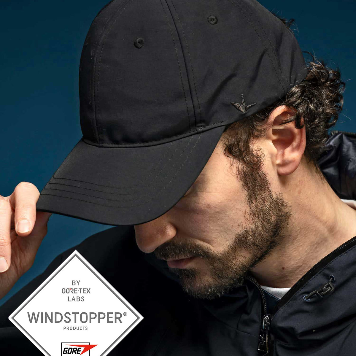 【MENS】ベーシックキャップ WINDSTOPPER(R) プロダクト by 