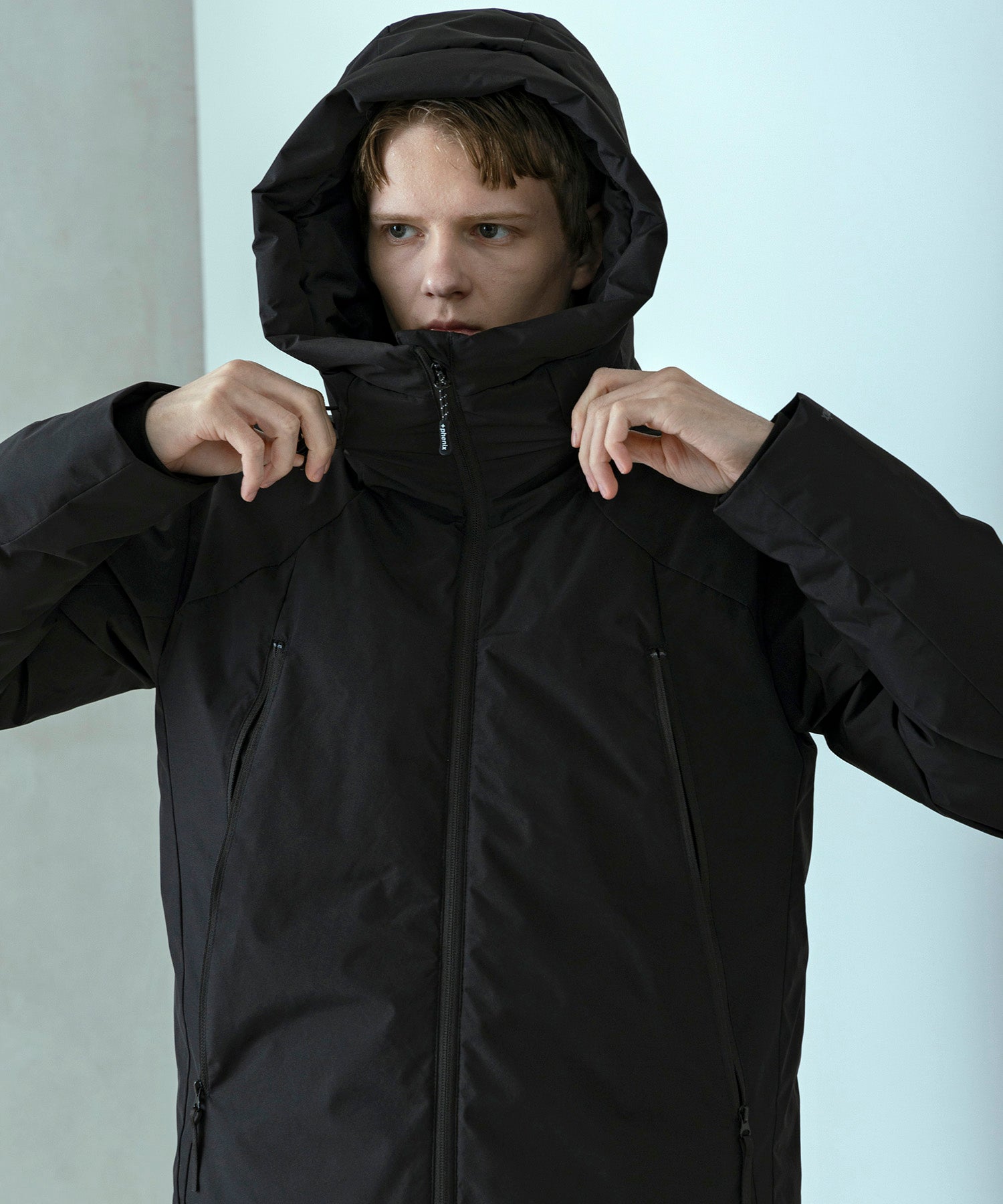 【MENS】DOWN JACKET  ダウンジャケット ウィンドストッパー / WINDSTOPPER(R) プロダクト by GORE TEX LABS / +phenix(プラスフェニックス)