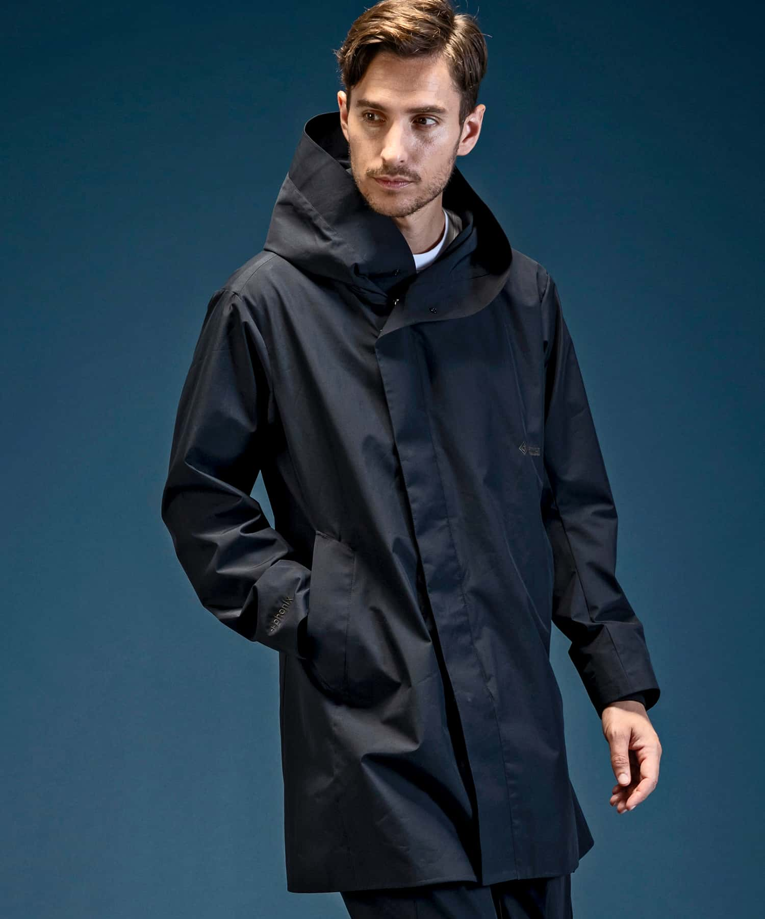 【MENS】ラップコート WINDSTOPPER プロダクト by GORE-TEX LABS /ウィンドストッパー/ゴアテックス/1PIU1UGUALE3 RELAX × +phenix(ウノピゥウノウグァーレトレ リラックス)