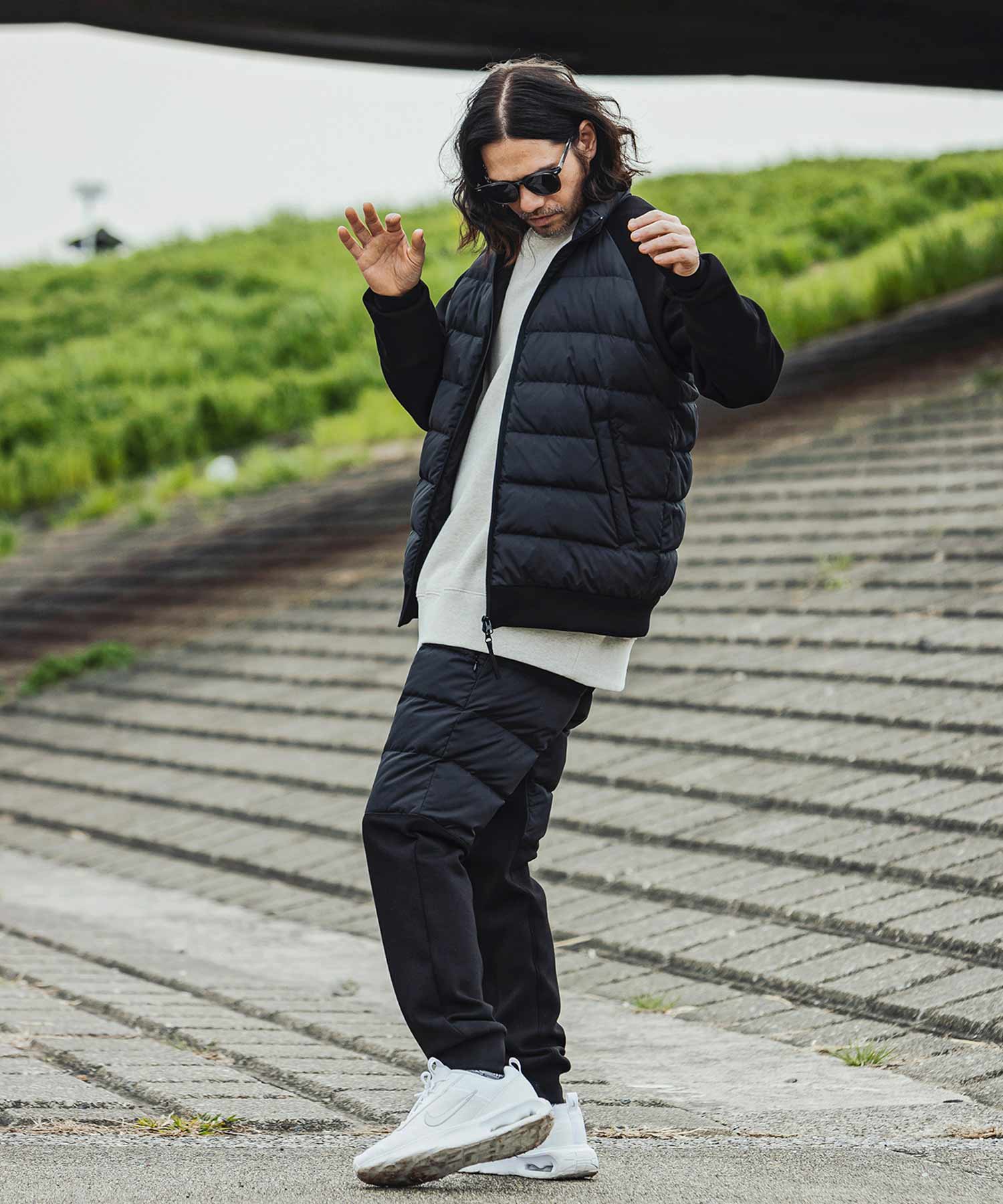 【MENS】HYBRID DOWN JACKET ハイブリッド ダウン ジャケット +phenix(プラスフェニックス)　