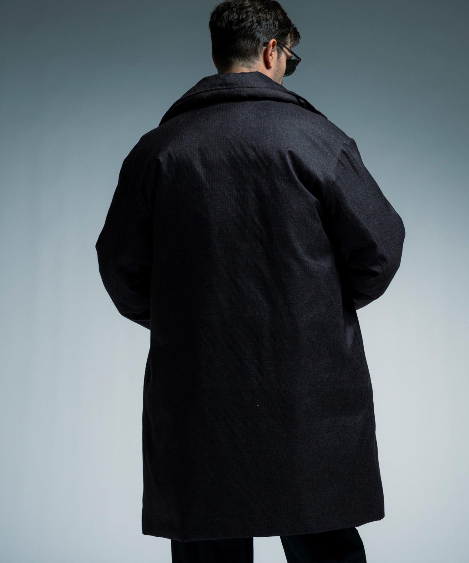 【10月中旬お届け予約商品】WOOL-LIKE LONG DOWN COAT ウールライク ロングダウンコート / WINDSTOPPER® PRODUCTS BY GORE-TEX LABS