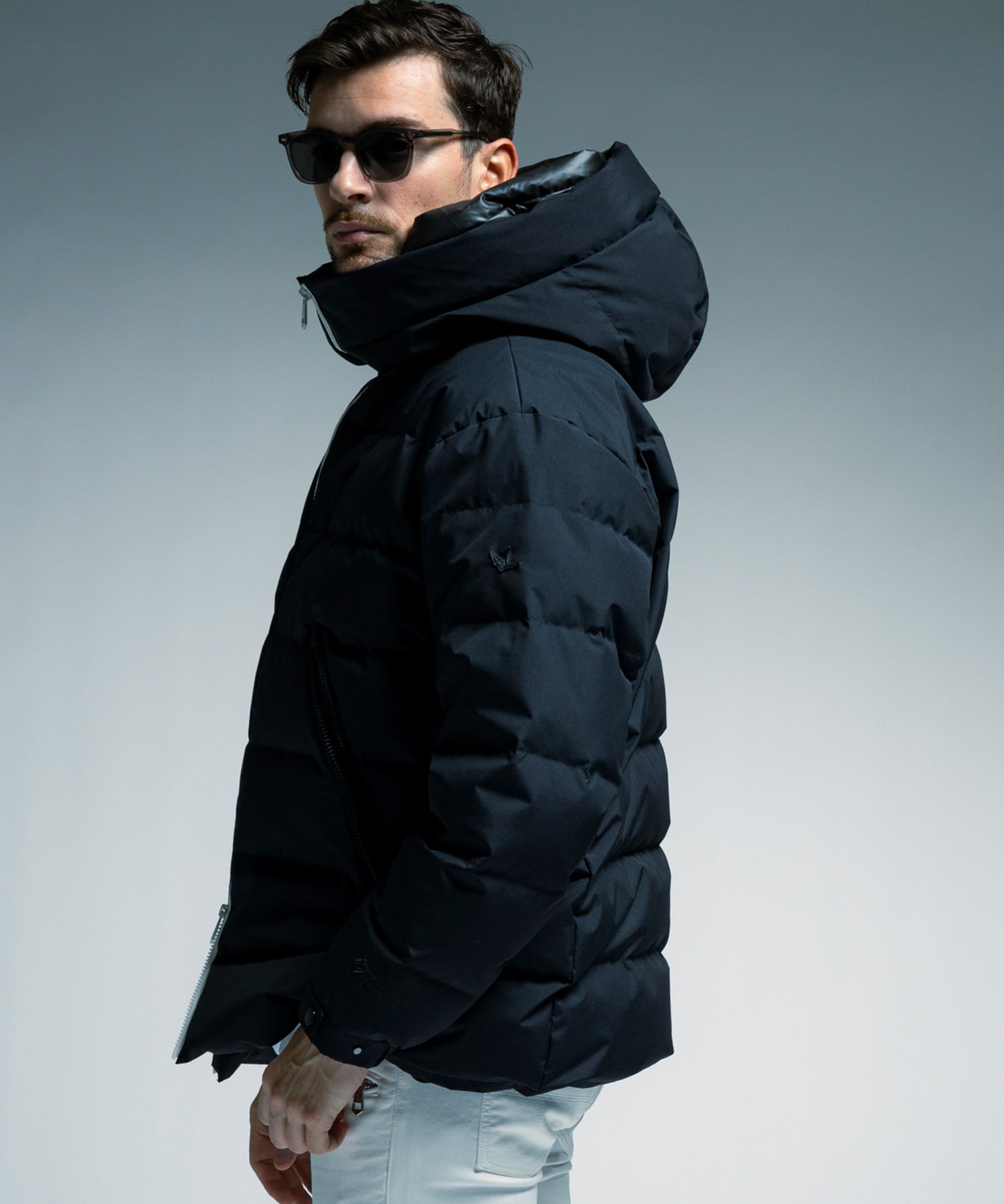 【10月中旬お届け予約商品】DOUBLE HOOD DOWN JACKET ダブルフードダウンジャケット / WINDSTOPPER® PRODUCTS BY GORE-TEX LABS