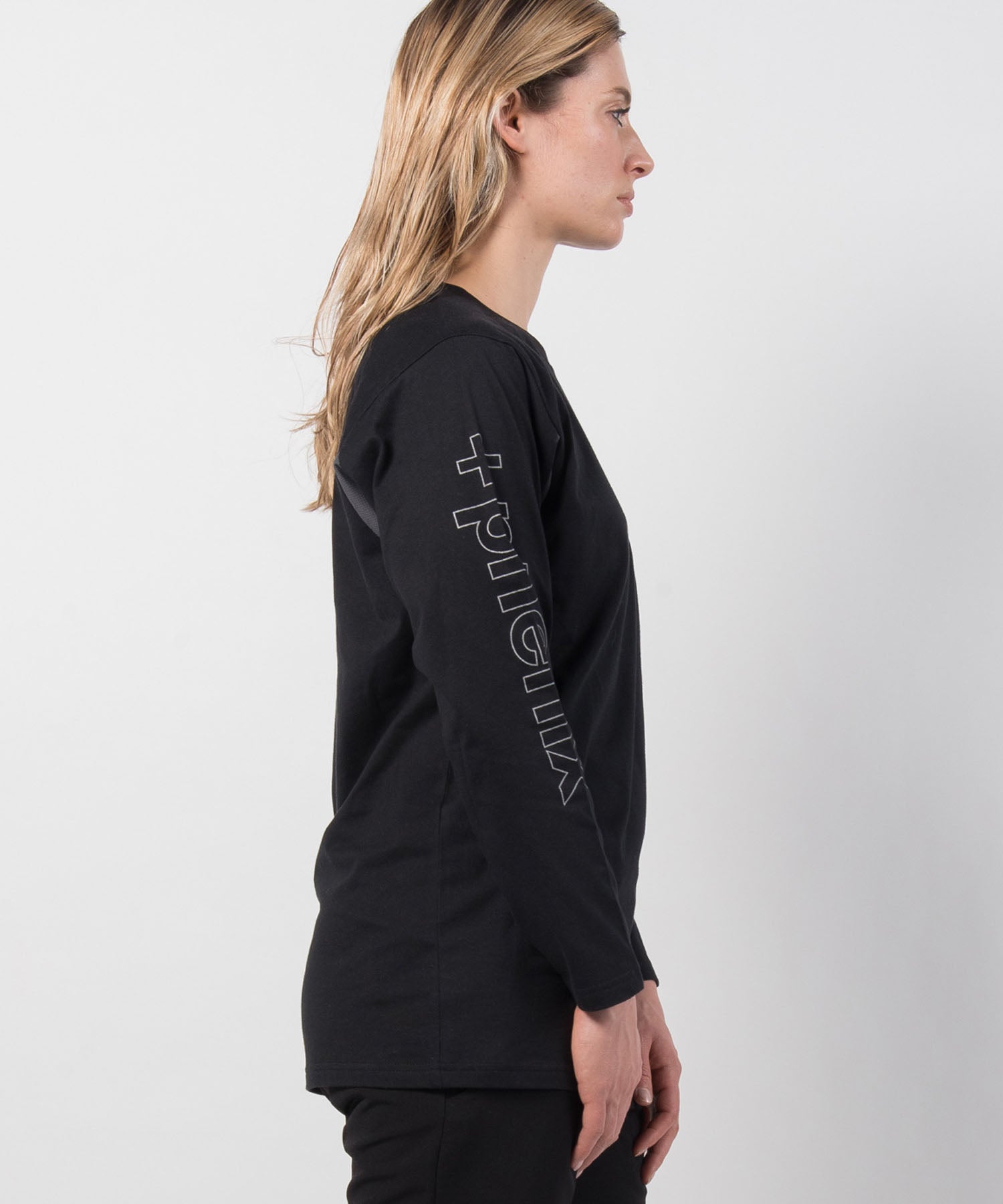 【WOMENS】速乾ロングスリーブTシャツ Mesh Parts LS-Shirt テックウェア アーバンアウトドア 高機能ウェア +phenix(プラスフェニックス)