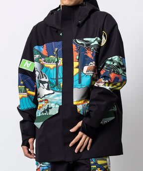【11月中旬お届け予約商品】【MENS】INH FULL-ZIP SNOW JACKET INHフルジップスノージャケット /inhabitant(インハビタント)