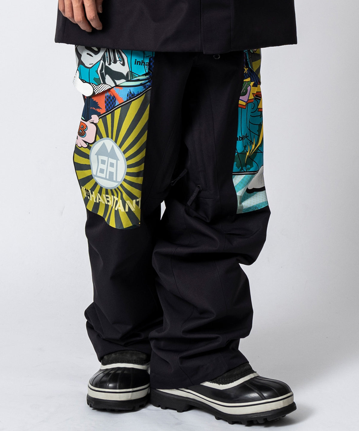 【11月中旬お届け予約商品】【MENS】KNEE PATCH SNOW PANTS  ニーパッチスノーパンツ /inhabitant(インハビタント)