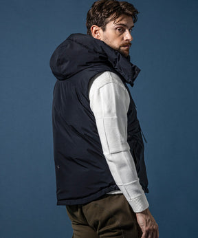【MENS】GTX DOWN VEST ダウンベスト / WINDSTOPPER(R) プロダクト by GORE-TEX LABS /ウィンドストッパー/ゴアテックス/1PIU1UGUALE3 RELAX × +phenix(ウノピゥウノウグァーレトレ リラックス)
