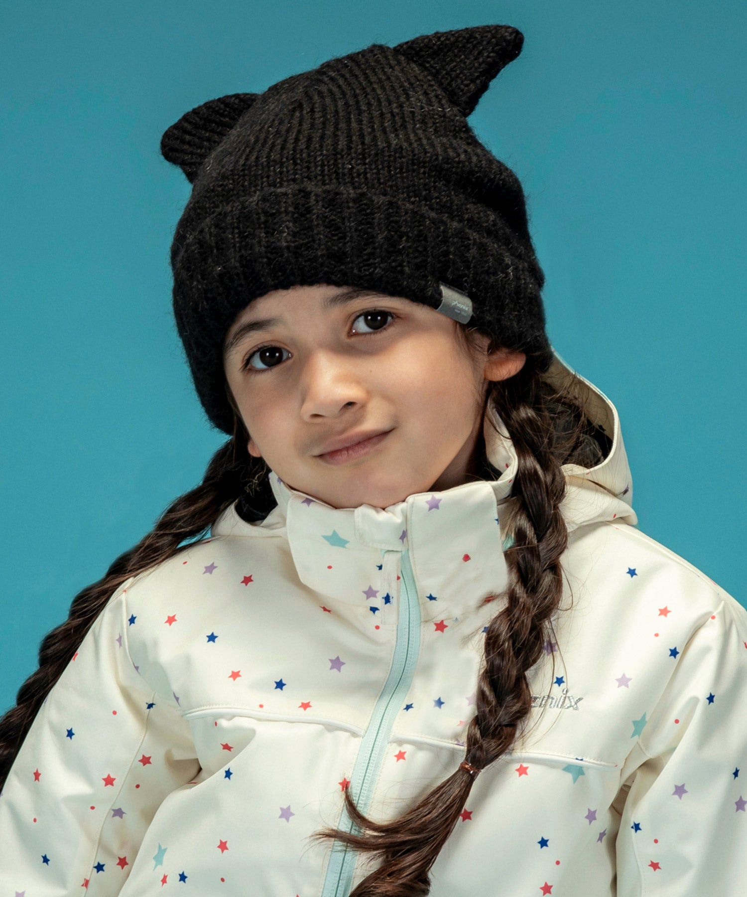 【KIDS/JUNIOR】Kitty Knit Hat キティーニットハット / JUNIOR ACC / 子供用 ニットキャップ / phenixスキーウェア 24AW