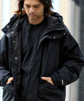 【MENS】FLAP POCKET DOWN JACKET フラップポケット ダウンジャケット ウィンドストッパー / WINDSTOPPER(R) プロダクト by GORE TEX LABS +phenix(プラスフェニックス)