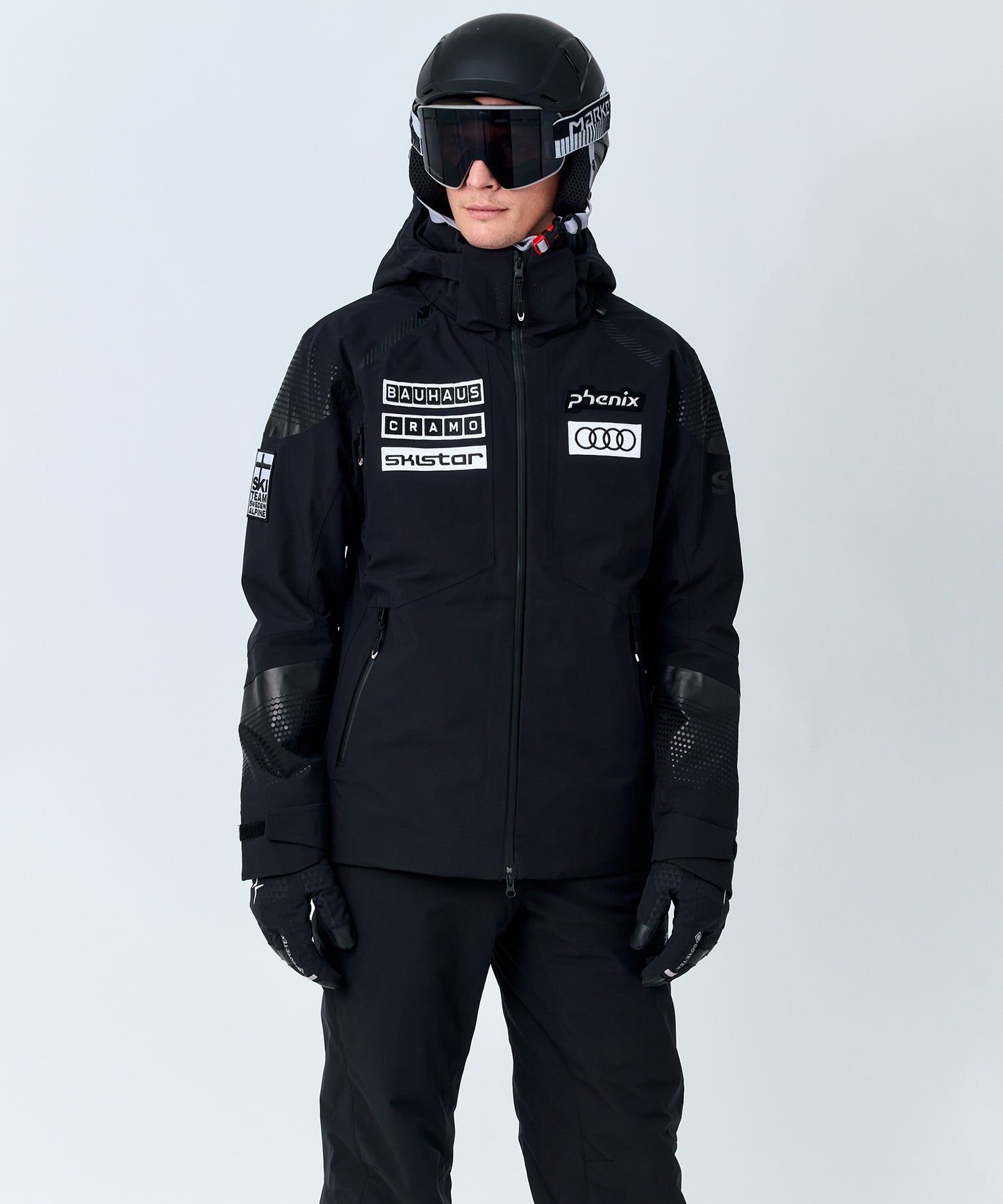 Sweden Monotone Logo Ski Jacket