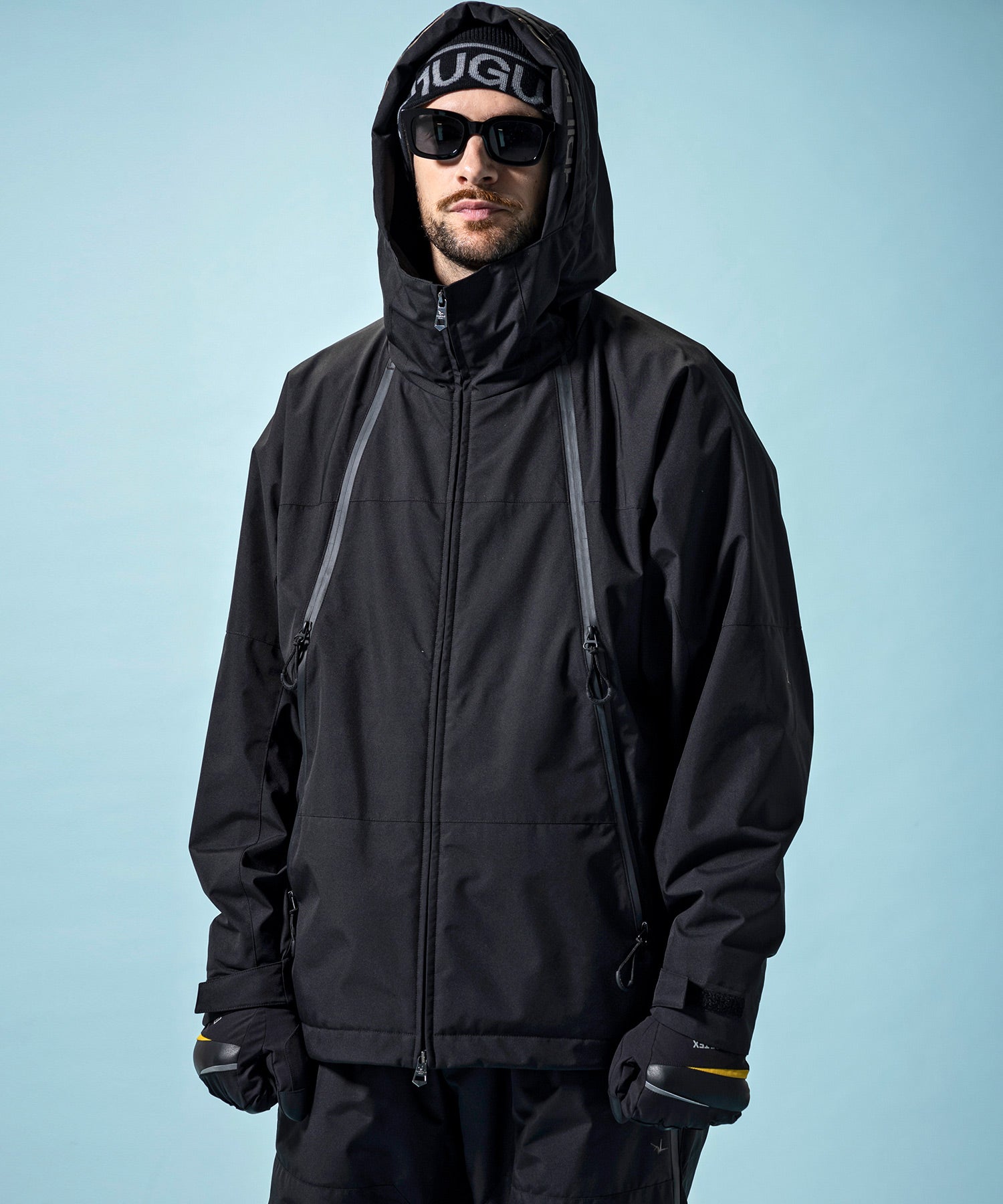【MENS】GTX HOODED LAYER SNOW JACKET フーデッドレイヤースノージャケット / WINDSTOPPER(R) プロダクト by GORE-TEX LABS /ウィンドストッパー/ゴアテックス/1PIU1UGUALE3 RELAX × +phenix(ウノピゥウノウグァーレトレ リラックス)