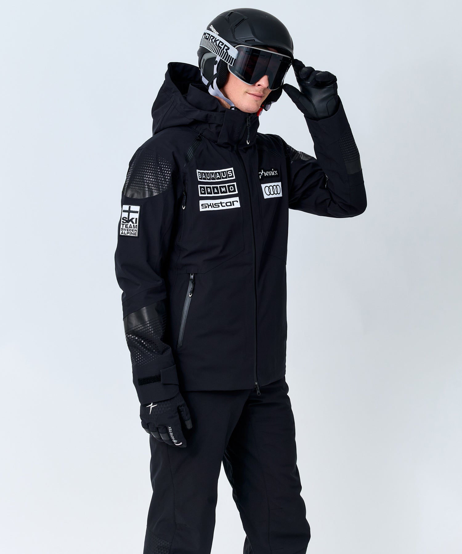 Sweden Monotone Logo Ski Jacket